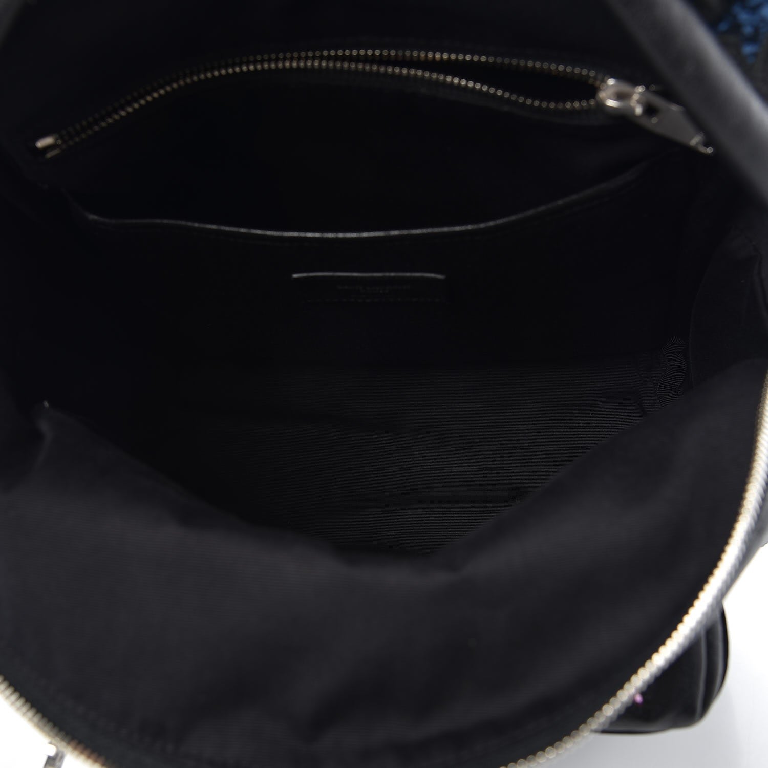 Saint Laurent Lambskin Star Appliqué Mini City California Backpack Black 5 of 9