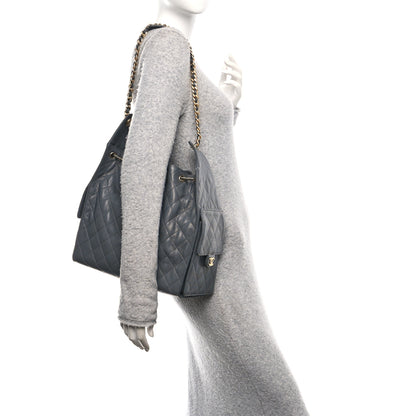 Chanel Caviar Quilted Medium Chanel 25 Handbag Dark Grey 2 of 11