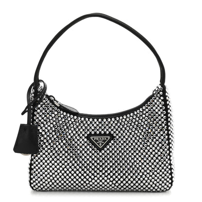 Prada Satin Crystal Mini Re-Edition 2000 Bag Cristal 1 of 9