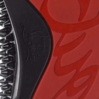 Christian Louboutin Patent Spikes Mens Galactokai Flat 42 Black Lucido 8 of 10