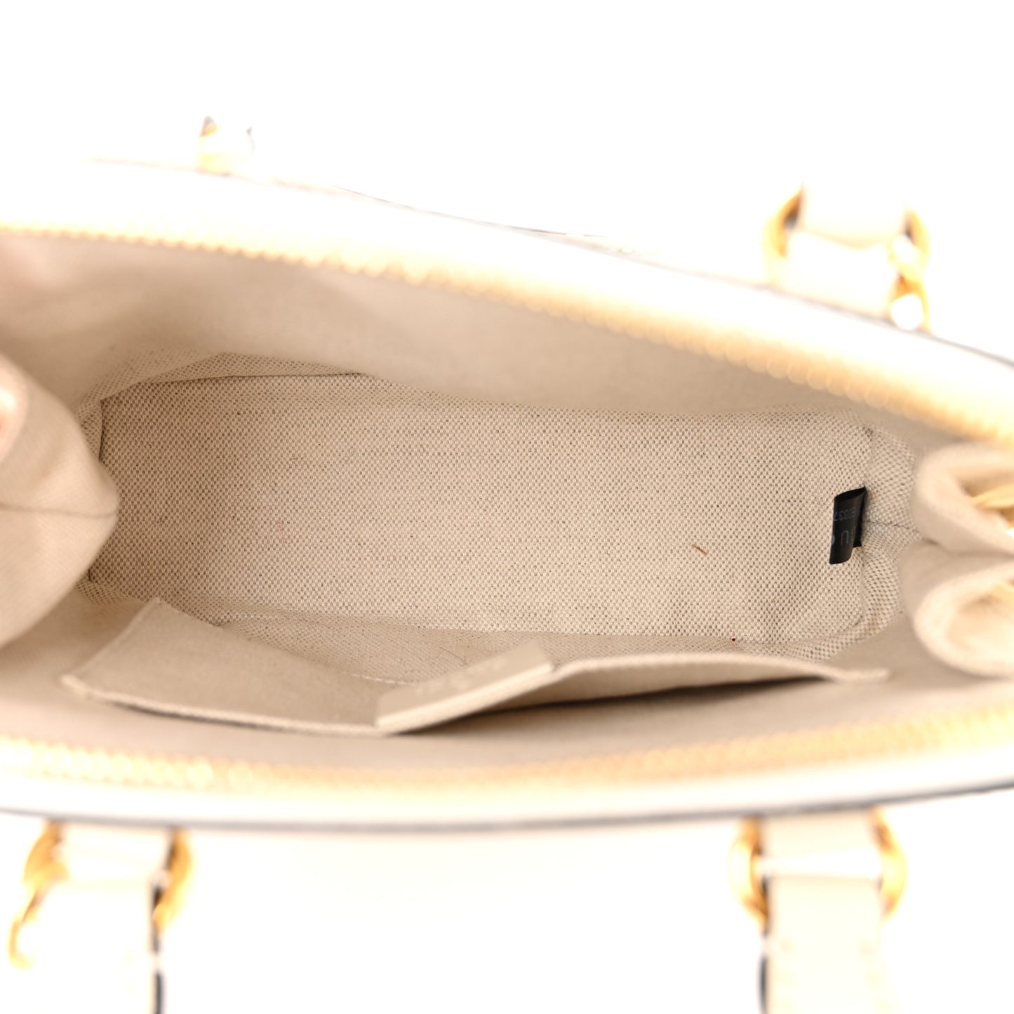 Boarded Plutone Calfskin Mini Horsebit 1955 Top Handle Bag Mystic White