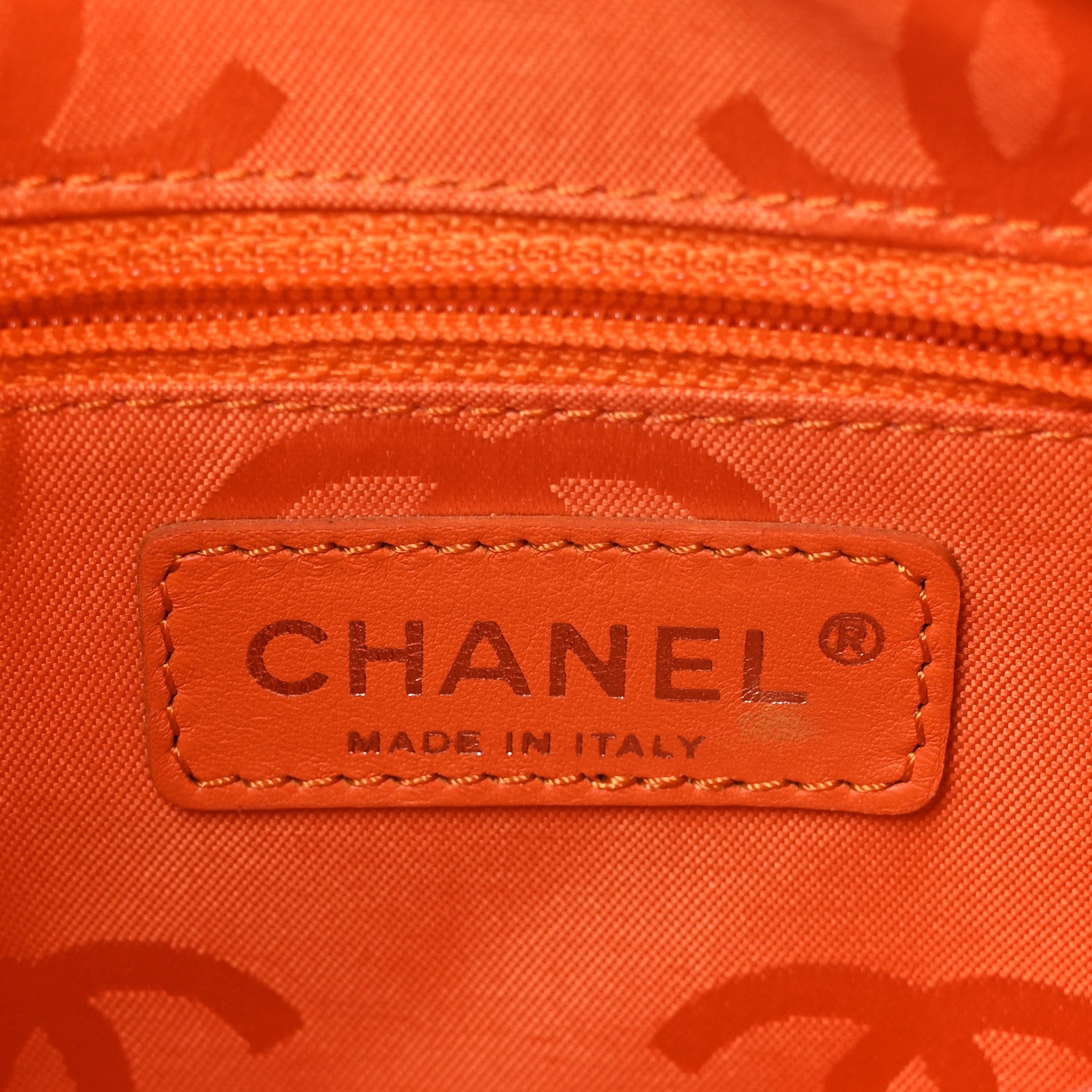 Chanel Calfskin Quilted Cambon Pochette Beige 6 of 9