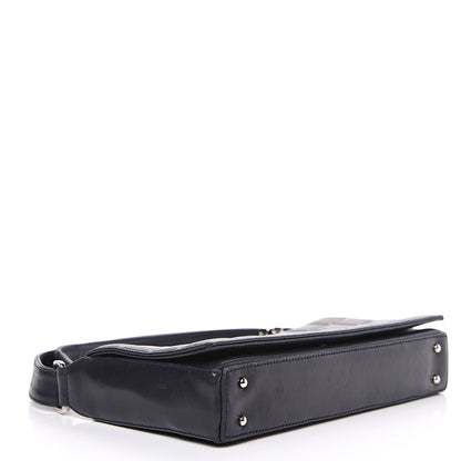 Chanel Lambskin Quilted CC Chocolate Bar Flap Navy 3 of 14
