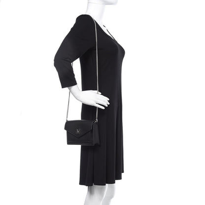 Louis Vuitton Soft Calfskin My Lockme Chain Pochette Black 1 of 10