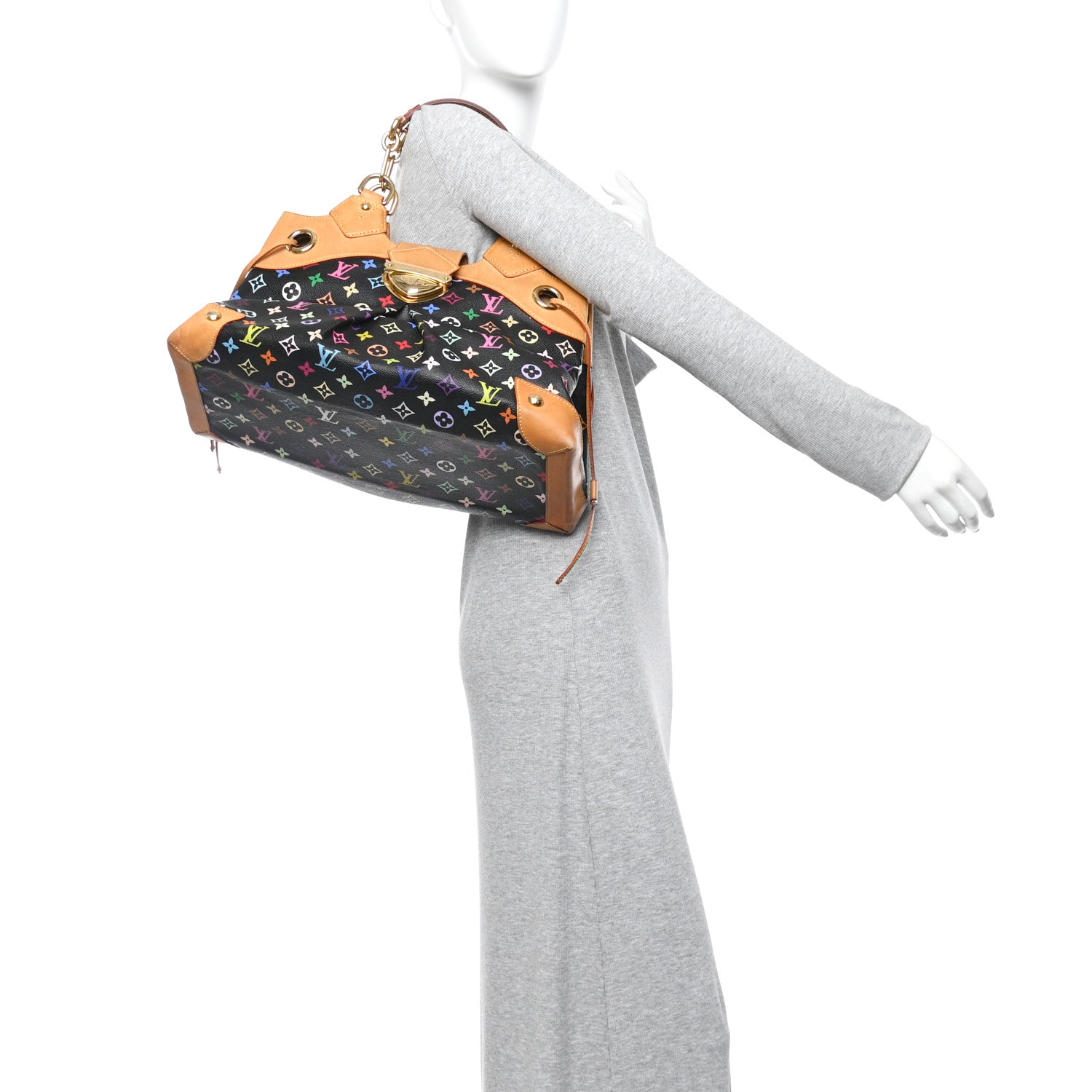 Louis Vuitton Monogram Multicolor Ursula Black 2 of 14