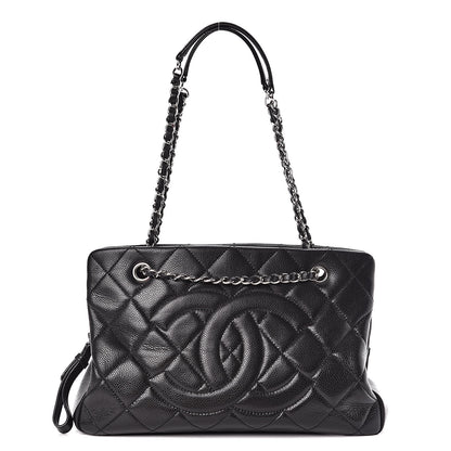 Chanel Caviar Quilted CC Timeless Tote Black 1 of 15
