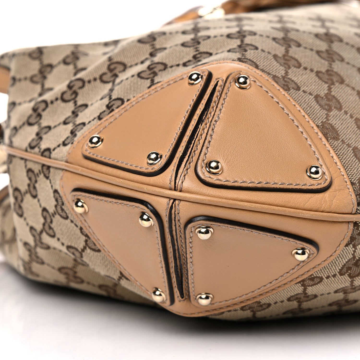 Gucci Monogram Medium Indy Top Handle Bag Light Brown 10 of 14