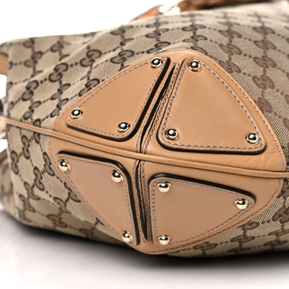 Gucci Monogram Medium Indy Top Handle Bag Light Brown 10 of 14