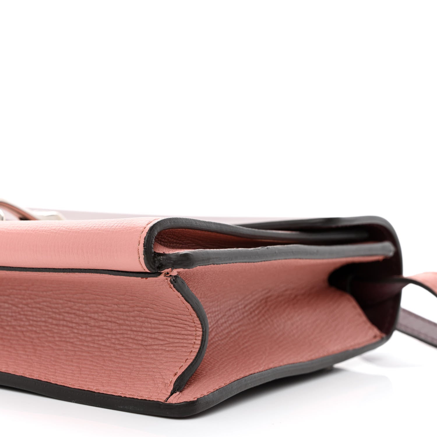 Burberry Derby Calfskin Bi-Color Small Macken Crossbody Bag Dusty Rose 11 of 12