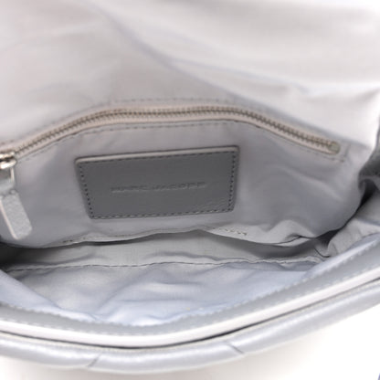 Marc Jacobs Goatskin Quilted J The Puffy Diamond Shoulder Bag Wolf Grey 6 of 11