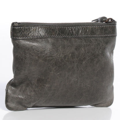 Balenciaga Chevre Porte-Monnaie Coin Purse Grey 3 of 10