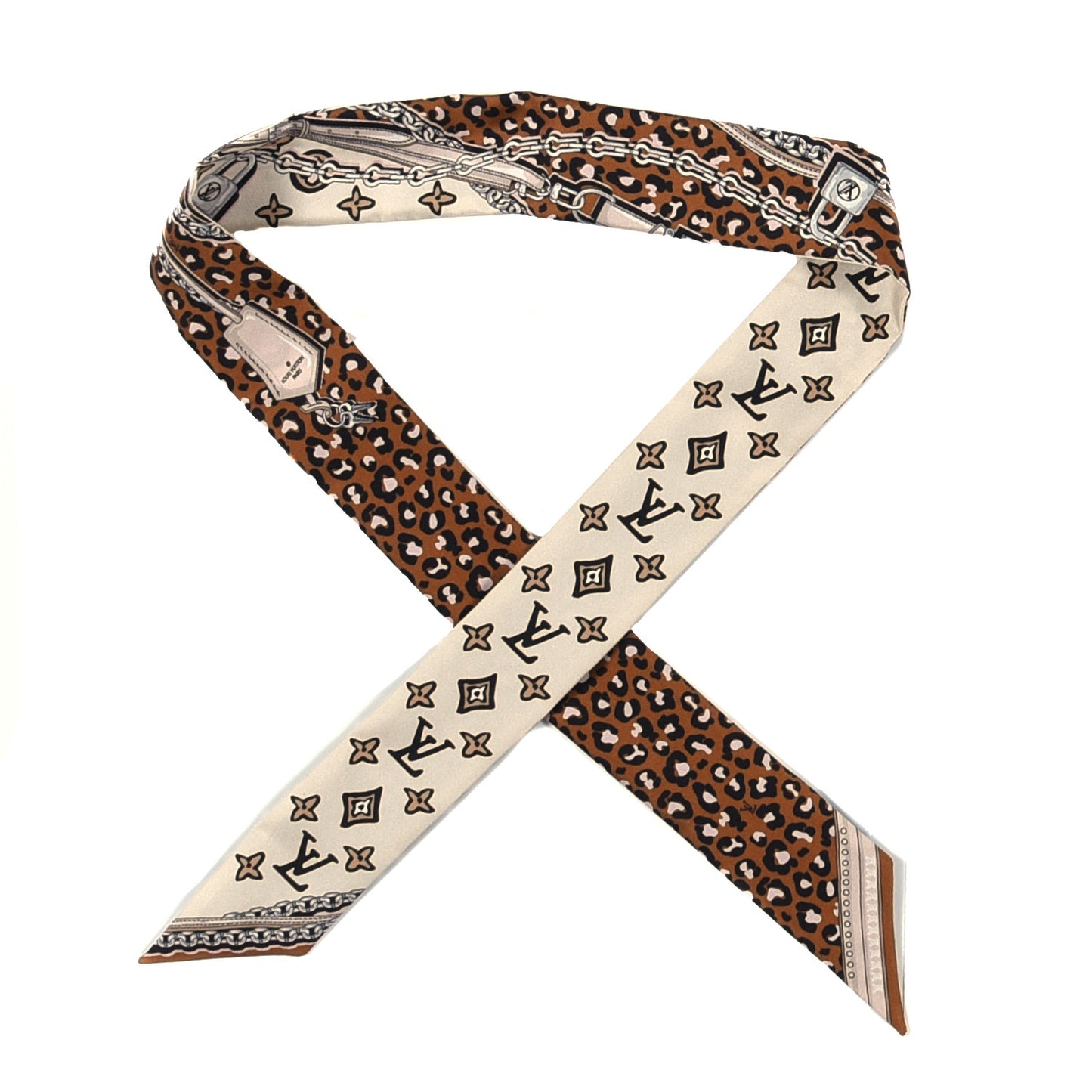Silk Monogram Wild At Heart BB Bandeau Cream