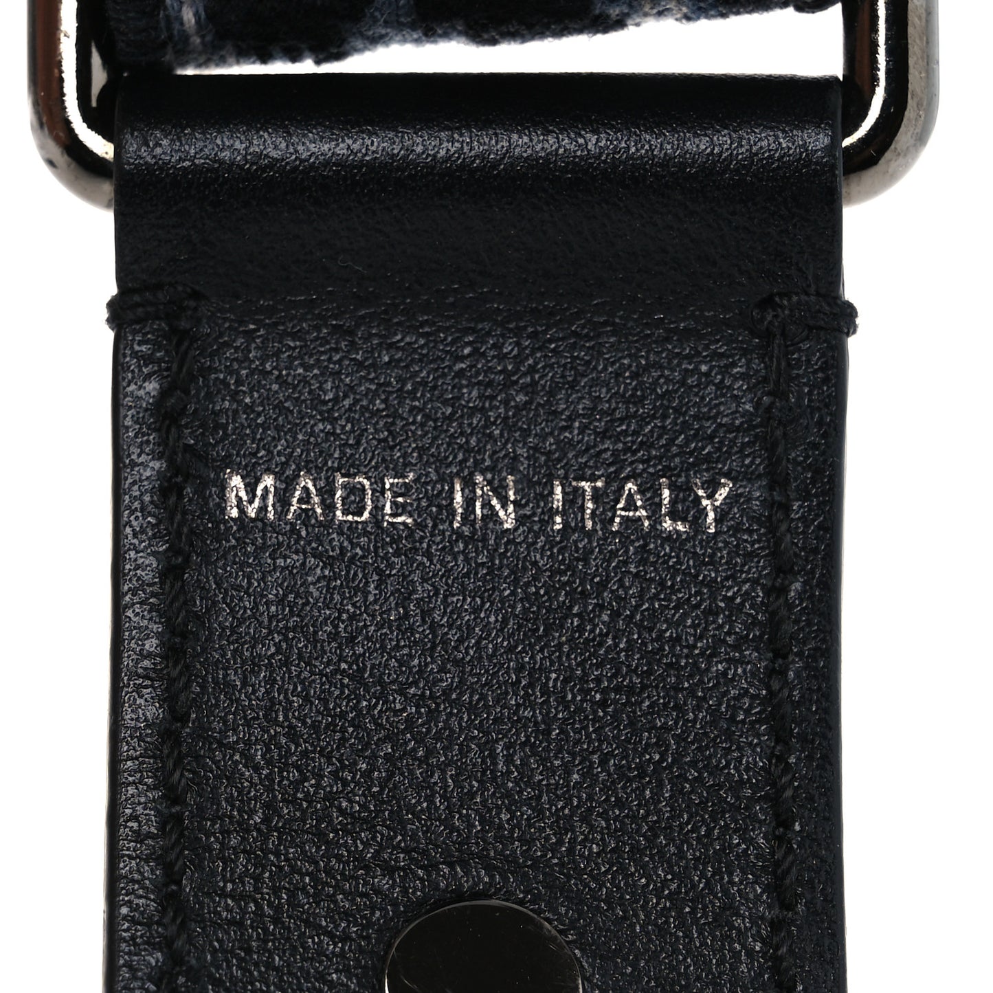 Canvas Mizza Embroidered Leopard Shoulder Strap Bleu Black