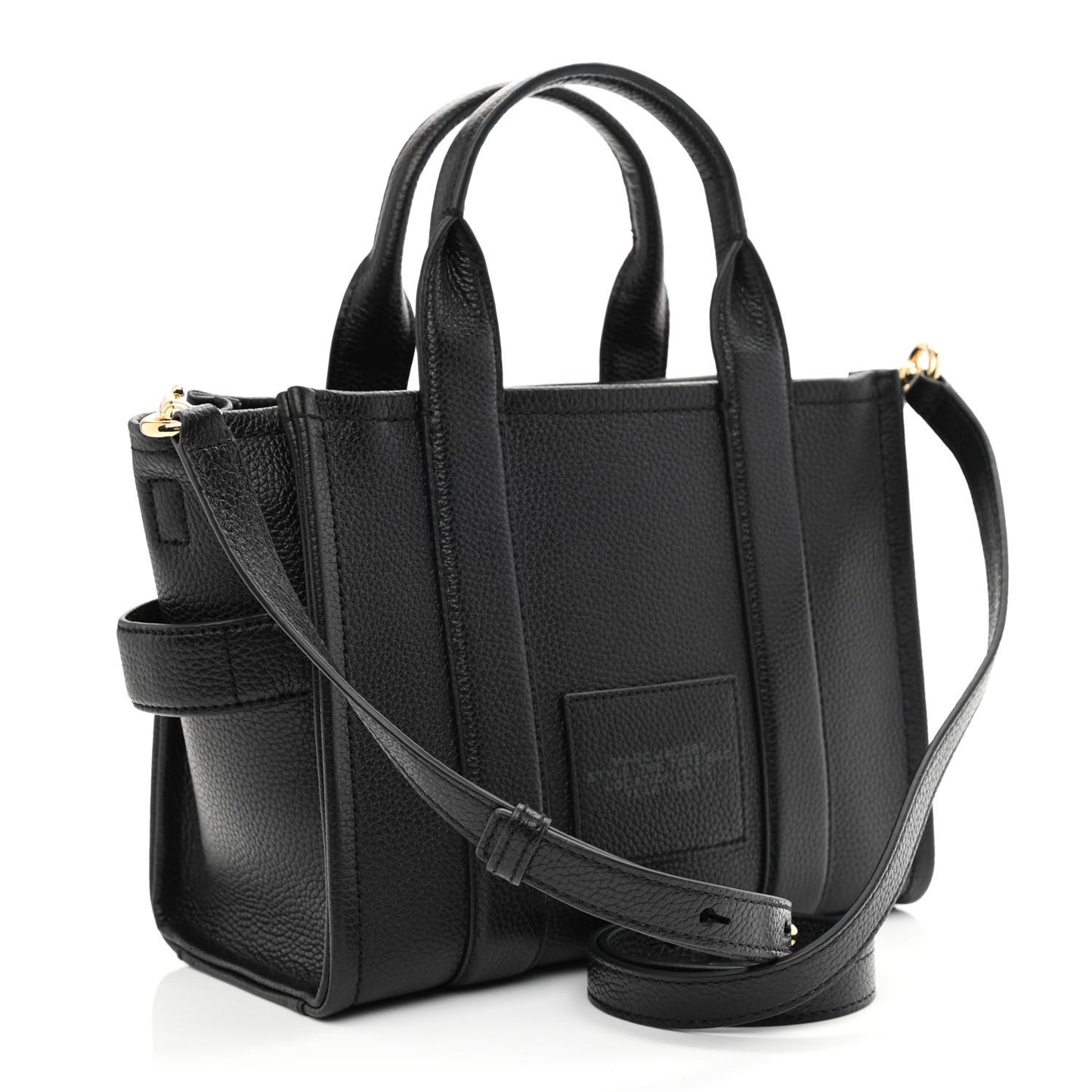 Grained Calfskin Small The Tote Bag Black