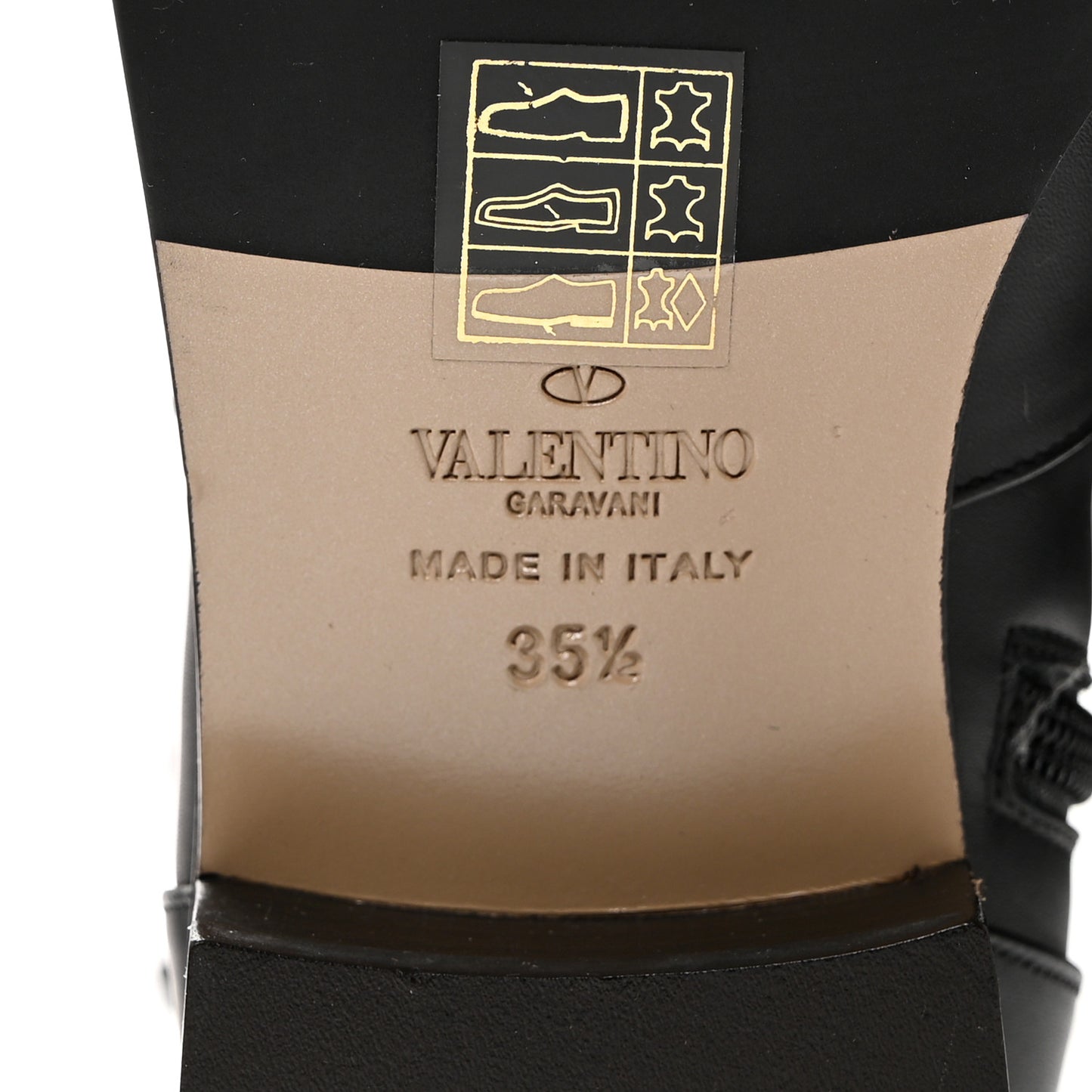 Calfskin Multi Bow Over the Knee Boots 35.5 Black