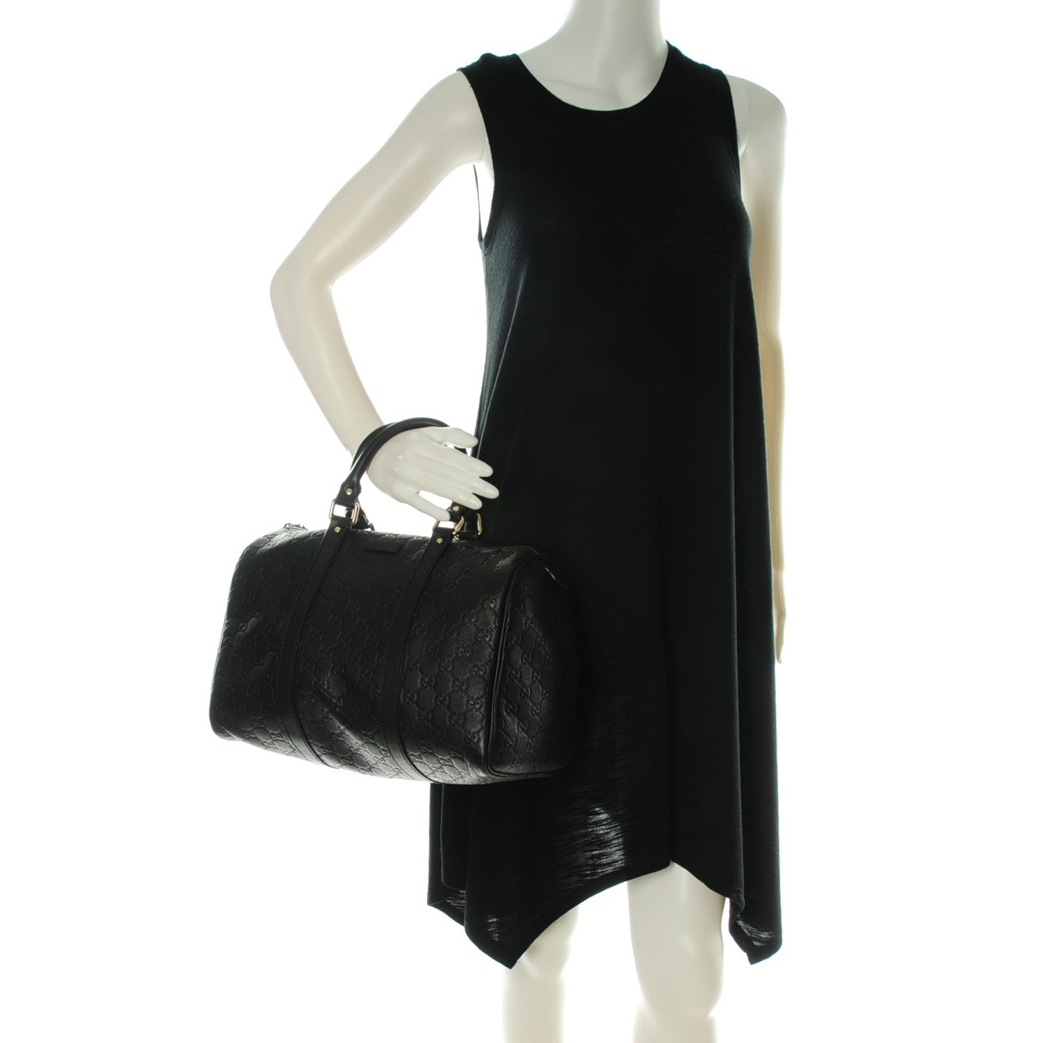 Gucci Guccissima Medium Joy Boston Black 2 of 8