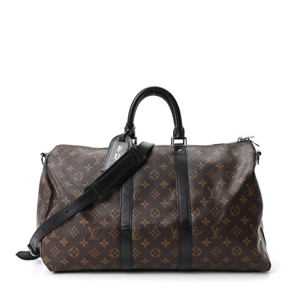 Louis Vuitton Monogram Macassar Keepall Bandouliere 45 1 of 10