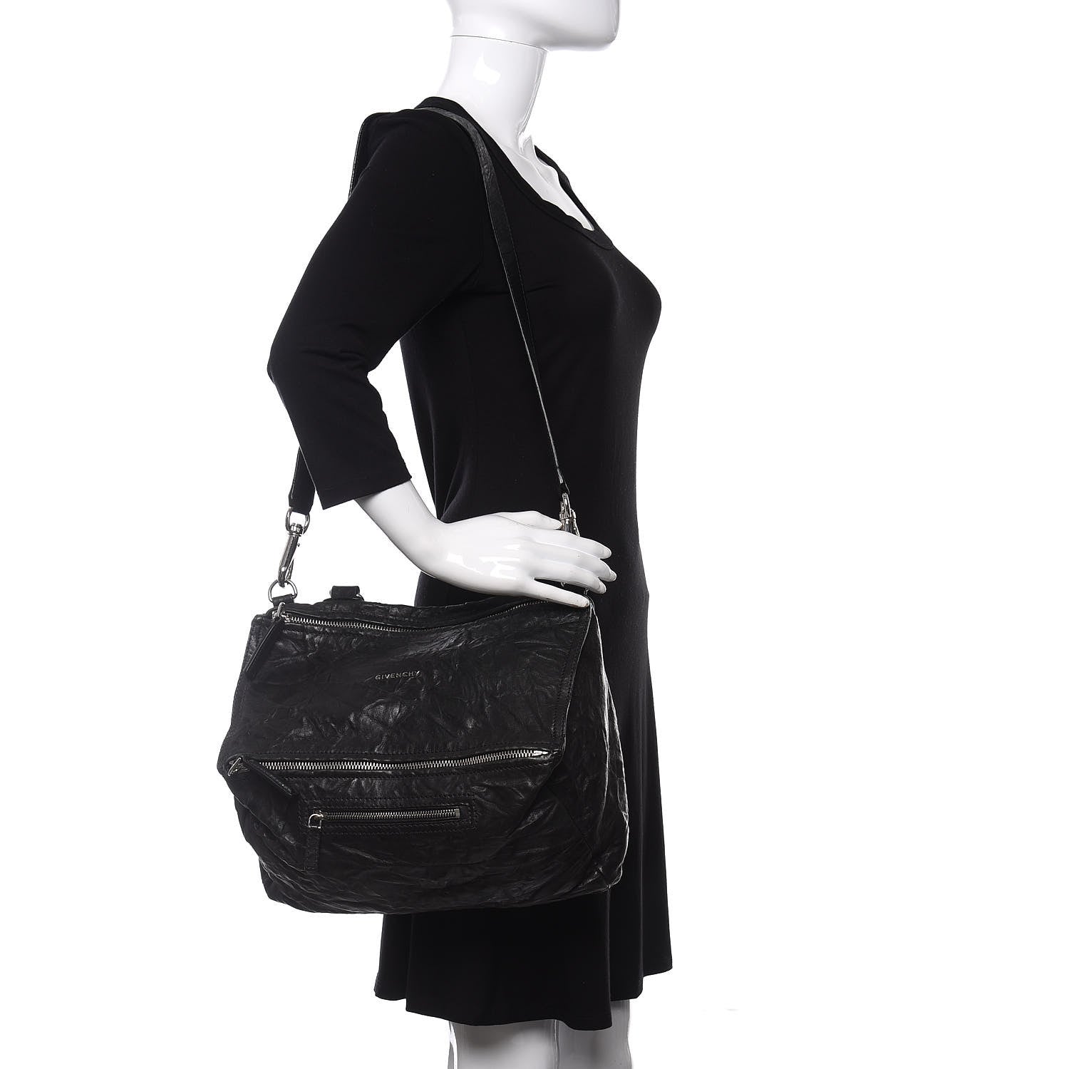 Givenchy Tumbled Sheepskin Medium Pandora Black 6 of 21