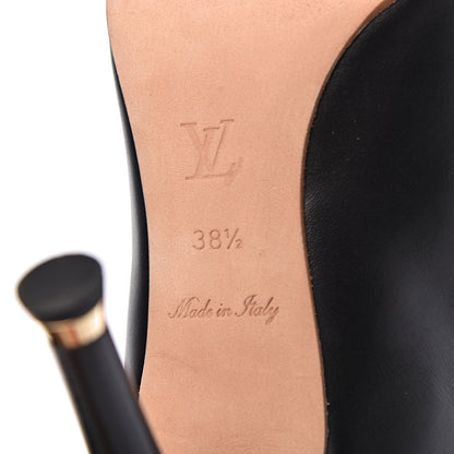 Louis Vuitton Calfskin Monogram Lauretate Half Boots 38.5 Beige 8 of 11