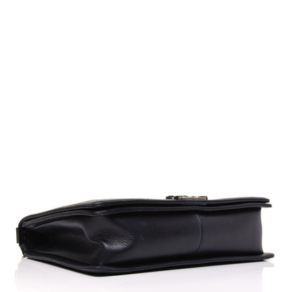 Chanel Calfskin Embossed Stitch Large Boy Flap Black 4 of 18