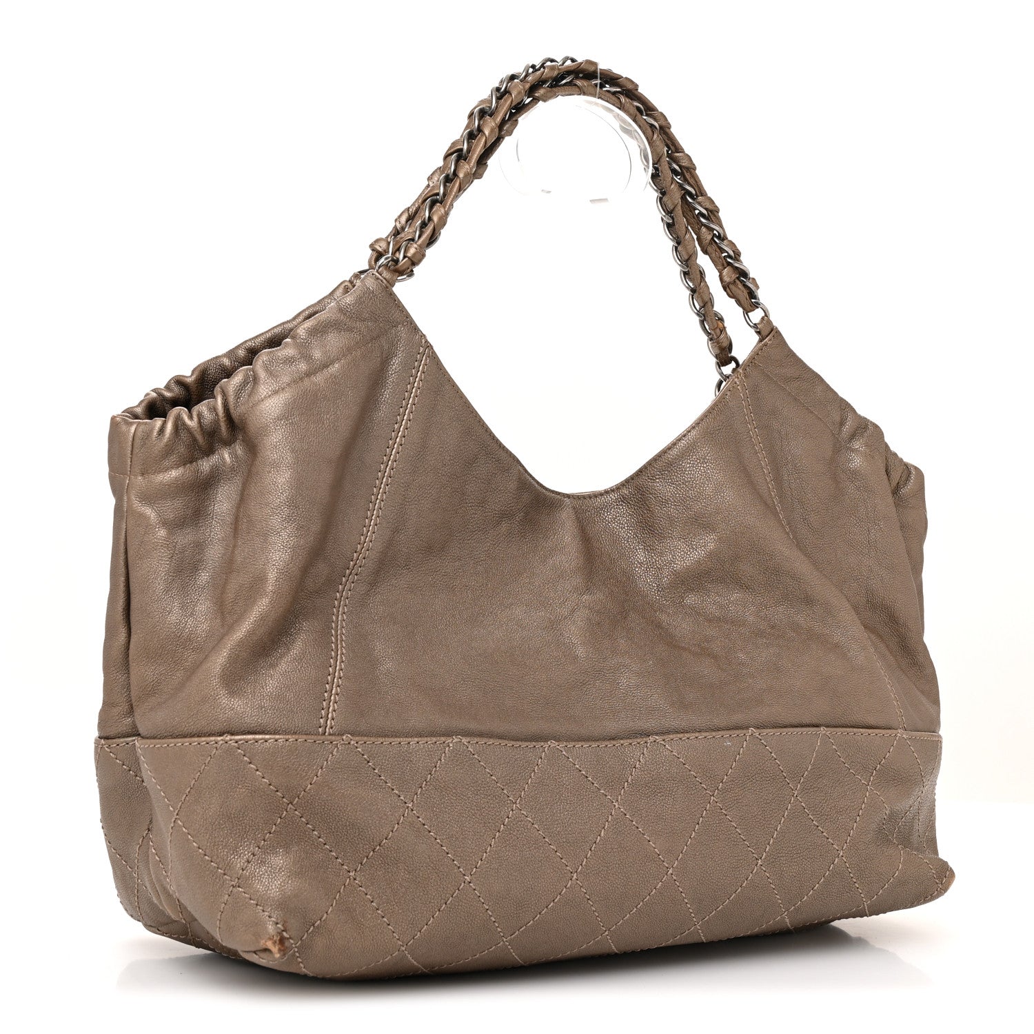 Chanel Metallic Baby Coco Cabas Bronze 3 of 14