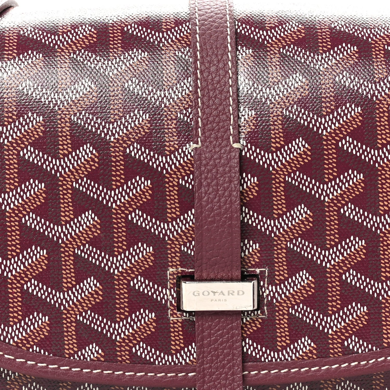 Goyard Goyardine Belvedere II PM Messenger Bag Bordeaux 7 of 9