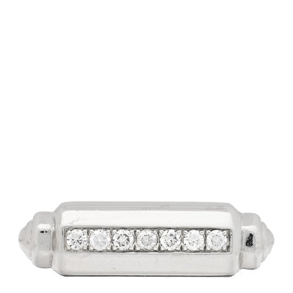 David Yurman Sterling Silver Diamond Lexington Barrel Ring 49 5 1 of 5