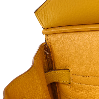 Hermes Taurillon Clemence Birkin 35 Soleil 17 of 29
