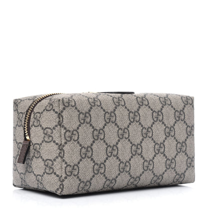 Gucci Soft GG Supreme Monogram Calfskin Medium Ophidia Cosmetic Case Beige Ebony New Acero 3 of 12