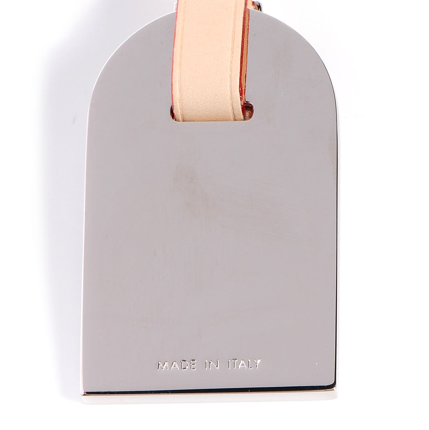 Luggage Tag Key Holder Silver