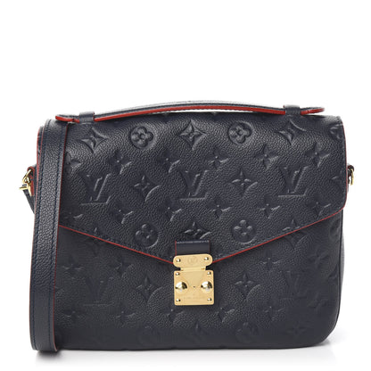 Louis Vuitton Empreinte Pochette Metis Marine Rouge 1 of 11