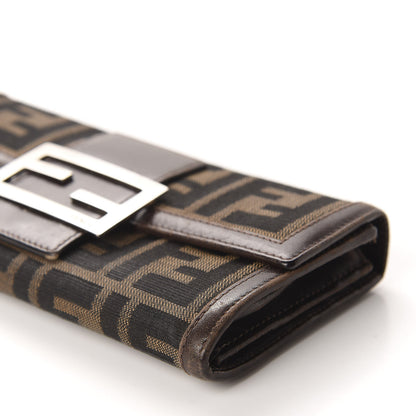 Fendi Zucca Continental Wallet Brown 7 of 13