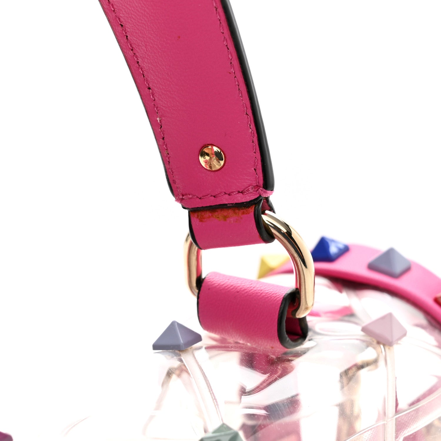 Valentino Garavani PVC Medium Candystud Top Handle Bag Multicolor 11 of 12
