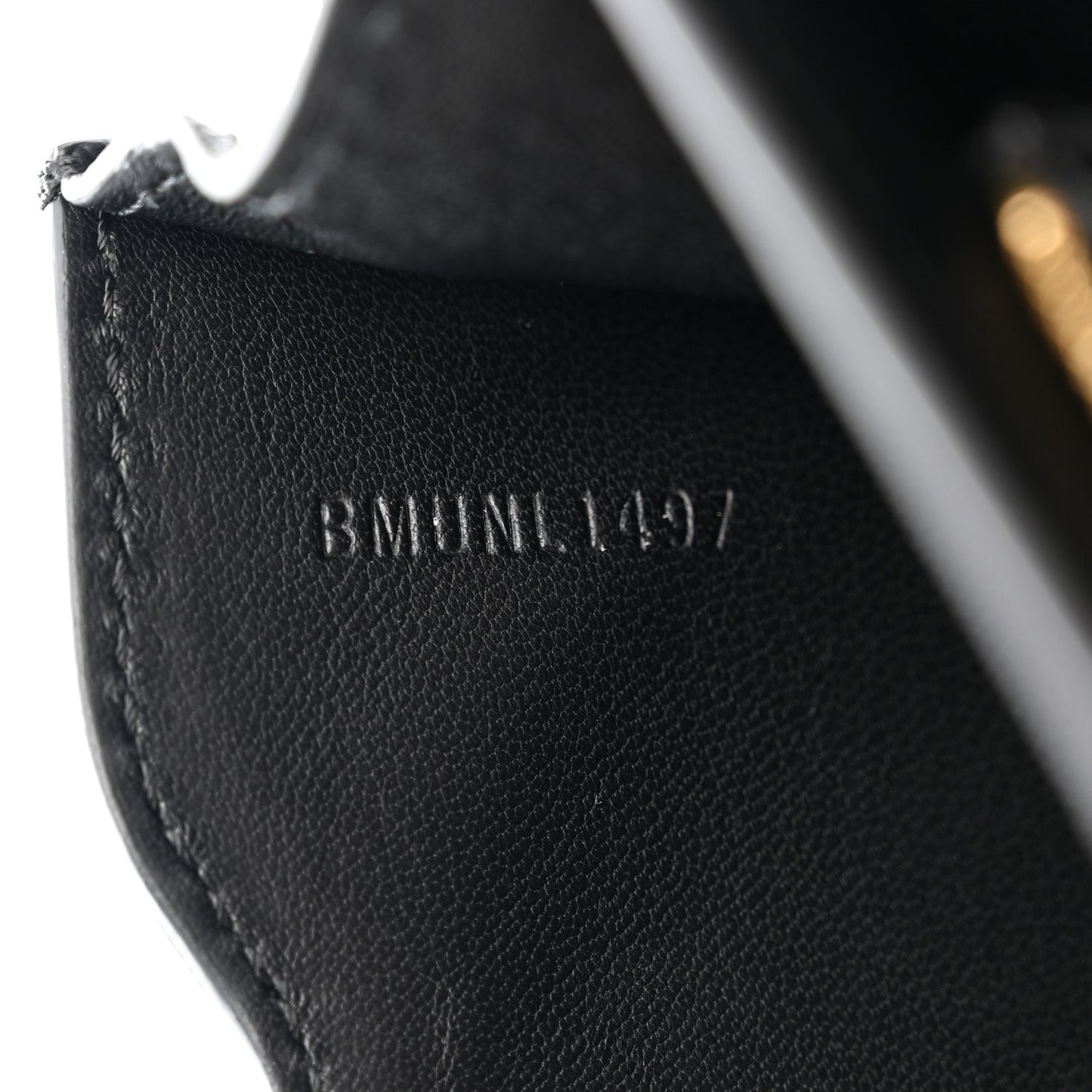 Grained Calfskin Medium TB Bag Black