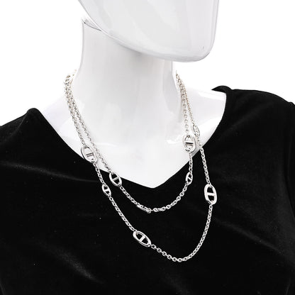 Hermes Sterling Silver Farandole Necklace 120 2 of 5