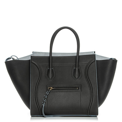 Celine Baby Grained Calfskin Medium Phantom Luggage Anthracite 1 of 7