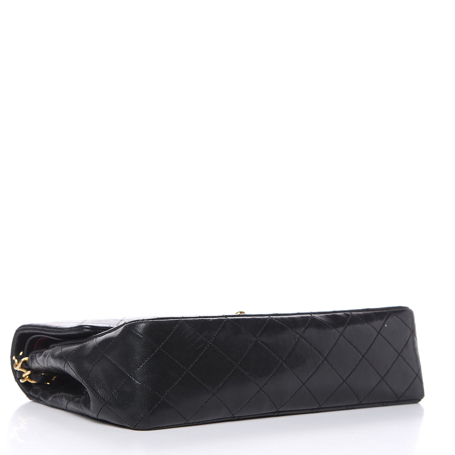 Chanel Lambskin Quilted Medium Double Flap Black 4 of 18
