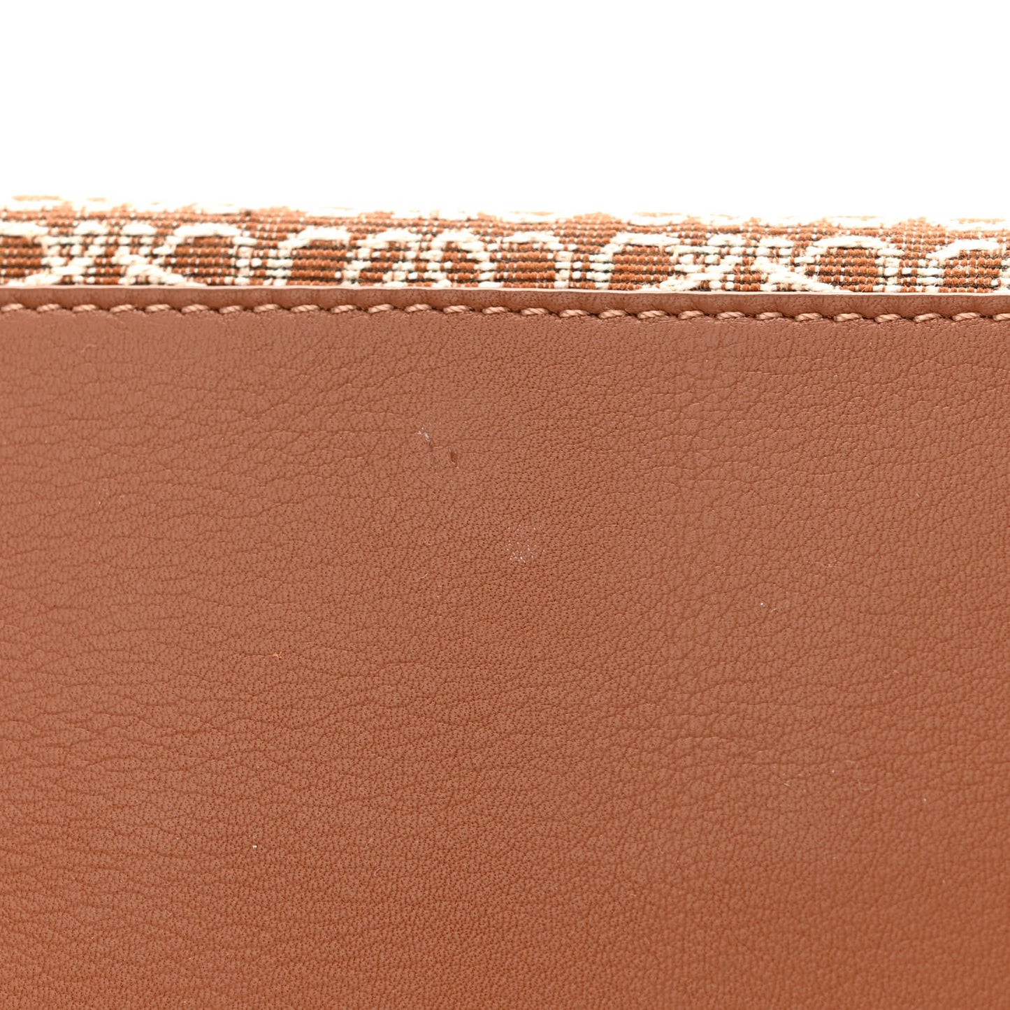 Jacquard Anagram Calfskin Small Cubi Bag Tan Pecan