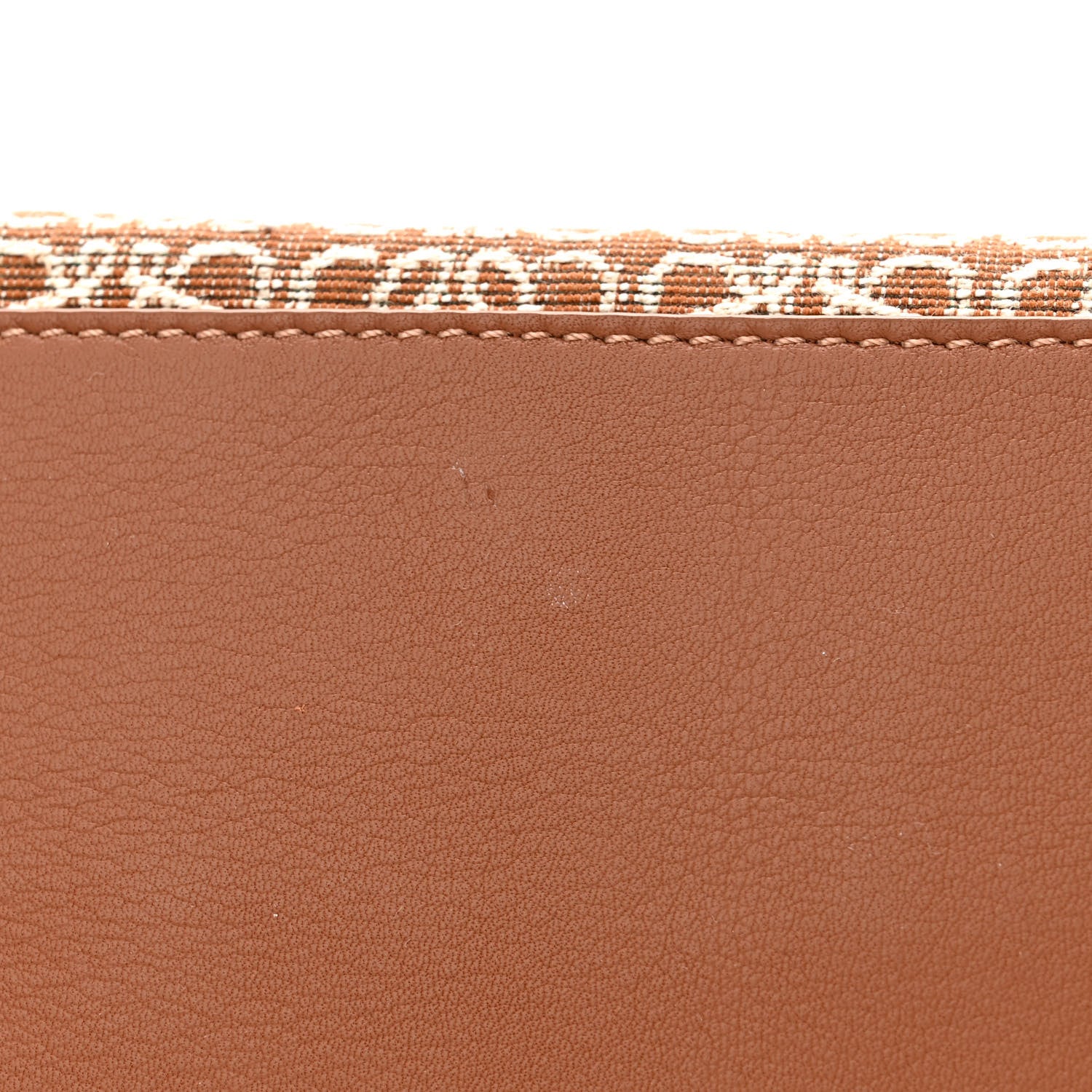 Loewe Jacquard Anagram Calfskin Small Cubi Bag Tan Pecan 11 of 12