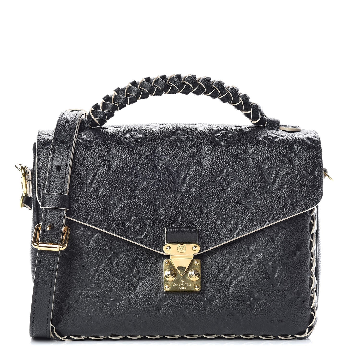 Louis Vuitton Empreinte Braided Pochette Metis Black 1 of 9