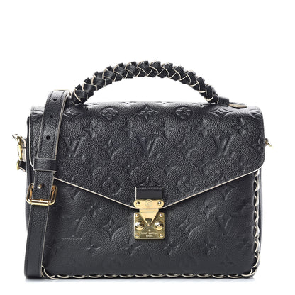 Louis Vuitton Empreinte Braided Pochette Metis Black 1 of 9