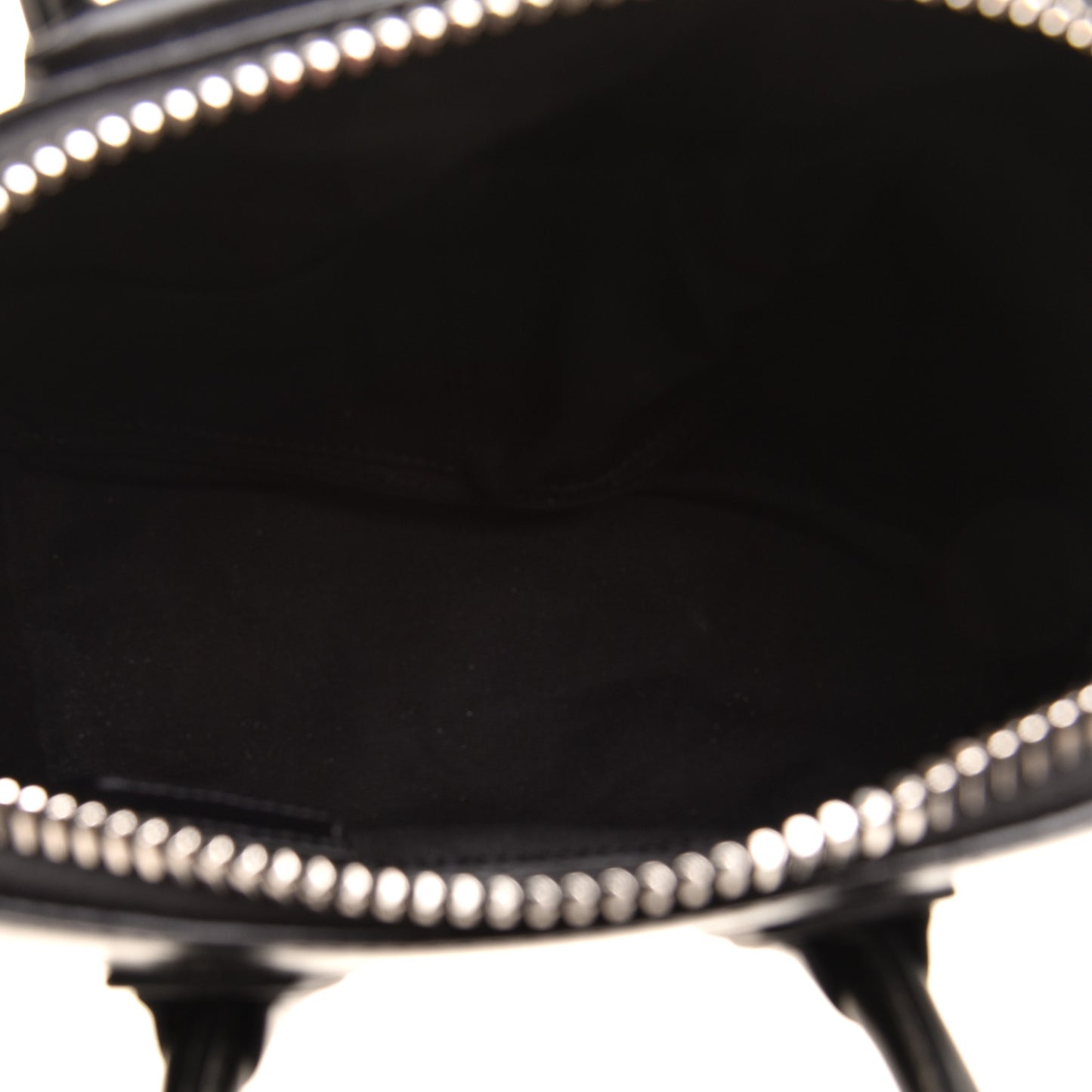 Shiny Lord Calfskin Mini Antigona Black