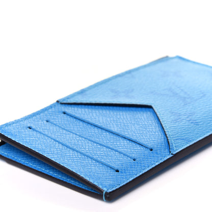 Louis Vuitton Taigarama Coin Card Holder Blue Lagoon 8 of 9