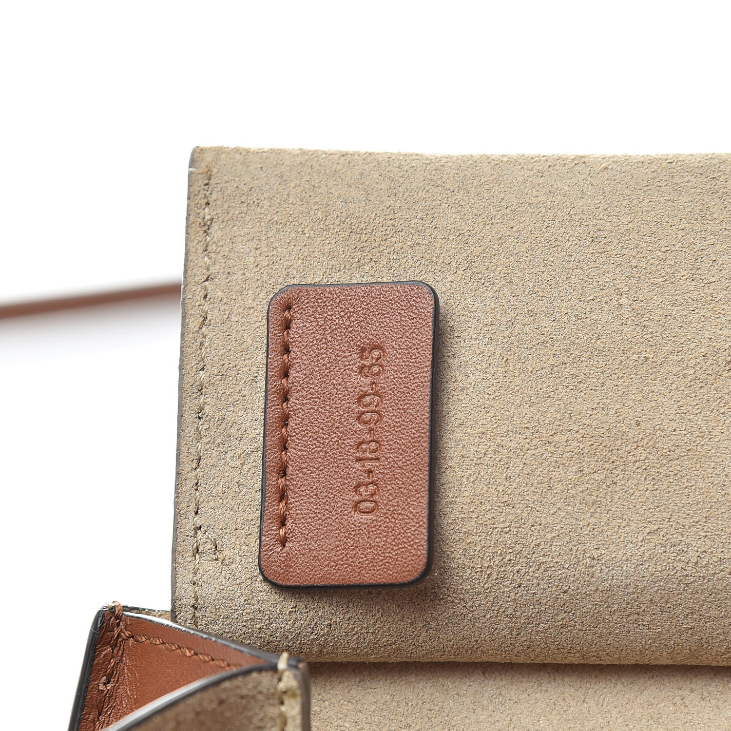 Chloe Suede Calfskin Mini Faye Bracelet Bag Tobacco 7 of 10