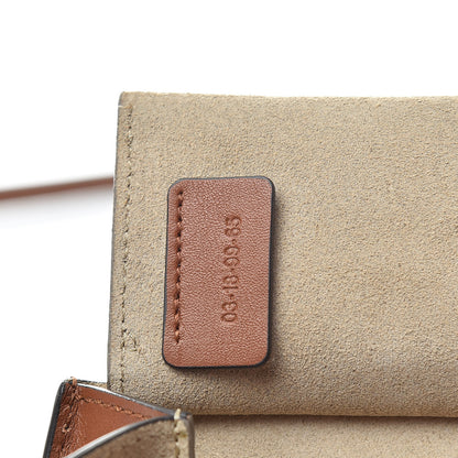 Chloe Suede Calfskin Mini Faye Bracelet Bag Tobacco 7 of 10