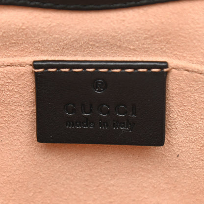 Gucci Nappa Bamboo Web Mini Nymphaea Top Handle Bag Black 7 of 13