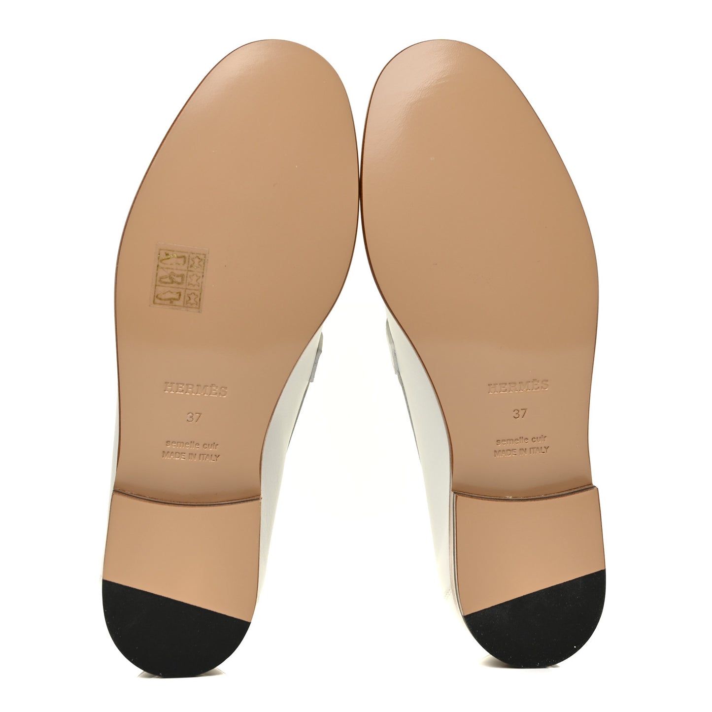 Calfskin Womens Destin Loafer 37 White