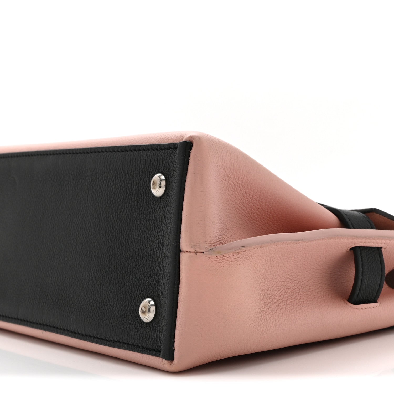 Louis Vuitton Soft Calfskin Embroidered Lockme Ever BB Rose Pink Snow White Black 10 of 10