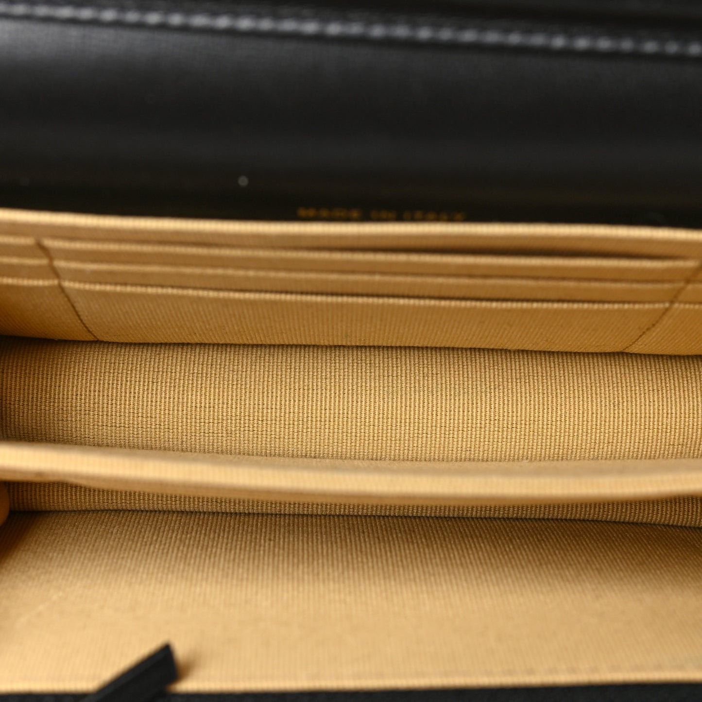 Lambskin Quilted Coco Clips Mini Wallet On Chain WOC Black