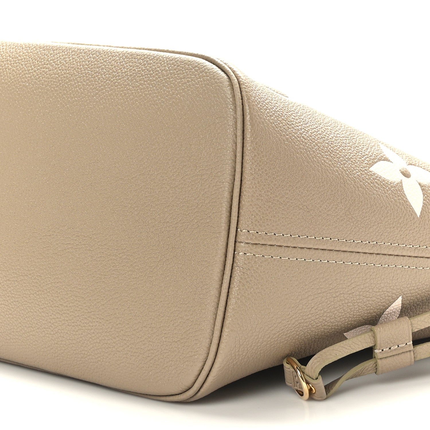 Louis Vuitton Empreinte Monogram Giant Neverfull MM Khaki Cream 8 of 8